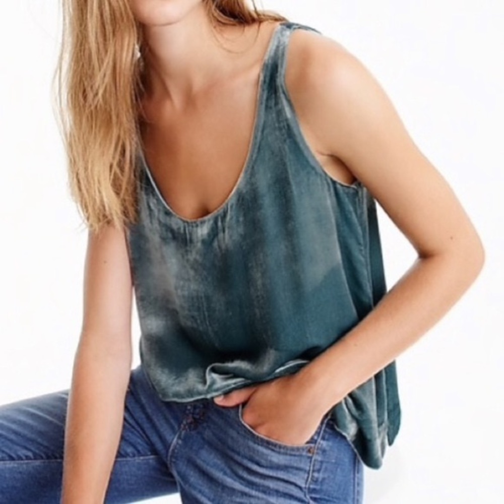 J. Crew Velvet Tank